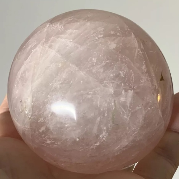 BOGO1/2 Natural Rose Quartz Crystal
Gemstone Healing Stone
Sphere Ball Self Love - Picture 4 of 17